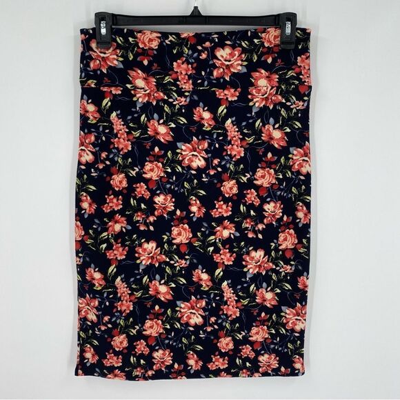 Agnes & Dora Women’s Black Floral Mini Pencil Skirt Size XL Pull On - Picture 1 of 3